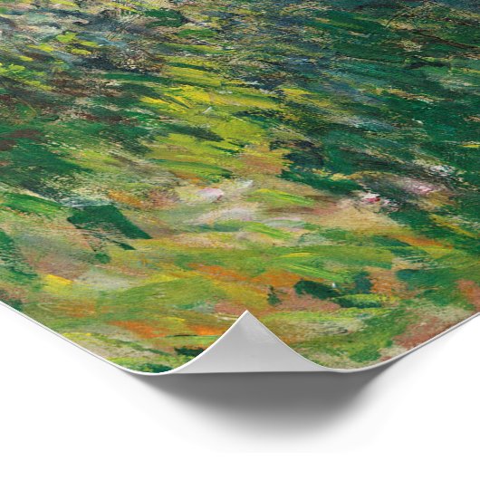 Vrouw met Parasol, Madame Monet en haar zoon Poster (Hoek)