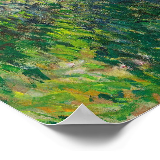 Vrouw met Parasol, Madame Monet en haar zoon Poster (Hoek)