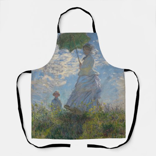 Vrouw met Parasol - Madame Monet en haar zoon Schort (Voorkant)