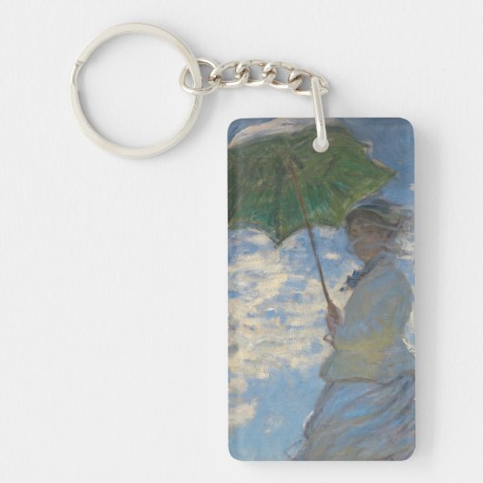 Vrouw met Parasol - Madame Monet en haar zoon Sleutelhanger (Voorkant)