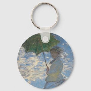 Vrouw met Parasol - Madame Monet en haar zoon Sleutelhanger