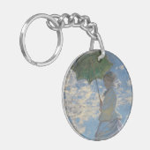 Vrouw met Parasol - Madame Monet en haar zoon Sleutelhanger (Voorkant Links)