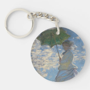 Vrouw met Parasol - Madame Monet en haar zoon Sleutelhanger