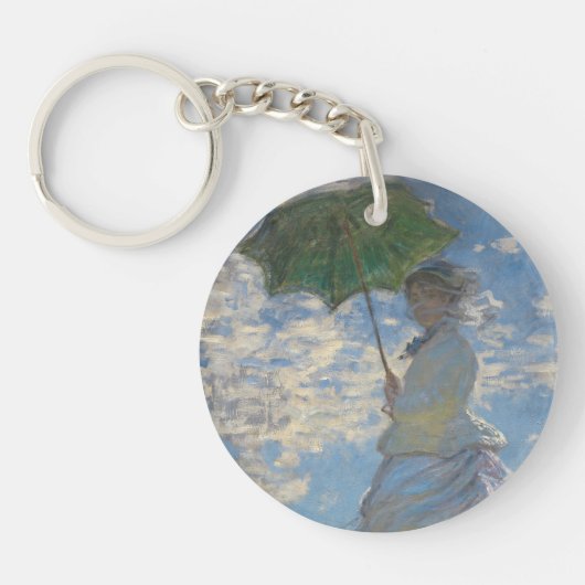 Vrouw met Parasol - Madame Monet en haar zoon Sleutelhanger (Voorkant)