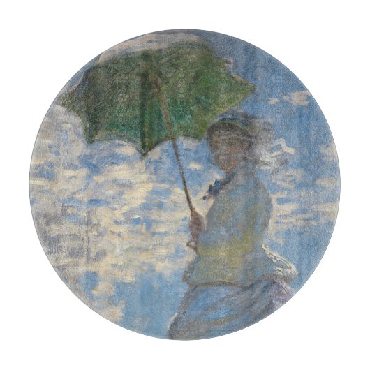 Vrouw met Parasol - Madame Monet en haar zoon Snijplank (Voorkant)