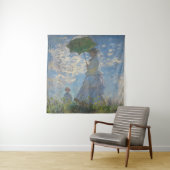 Vrouw met Parasol - Madame Monet en haar zoon Wandkleed (In situ)