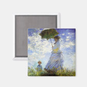 Vrouw met Parasol Magneet (Voorkant / Achterkant)