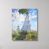 Vrouw met Parasol | Monet | Canvas Afdruk (Voorkant)