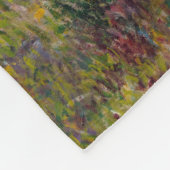 Vrouw met Parasol, Monet Fleece Deken (Hoek)