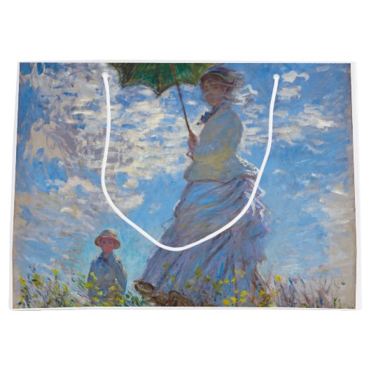 Vrouw met Parasol, Monet Groot Cadeauzakje (Voorkant)