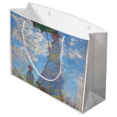 Vrouw met Parasol, Monet Groot Cadeauzakje (Achterkant Gekanteld)