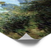 Vrouw met Parasol Poster (Hoek)