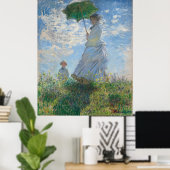 Vrouw met parasol poster (Thuiskantoor)