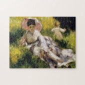Vrouw met Parasol Renoir Fine Art Legpuzzel (Horizontaal)