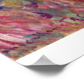 Vrouw met Parasol, studie van Claude Monet Poster (Hoek)