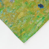 Vrouw met Parasol, tuin, renoir Fleece Deken (Hoek)