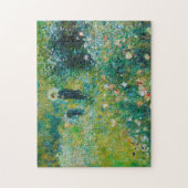 Vrouw met Parasol, tuin, renoir Legpuzzel (Verticaal)