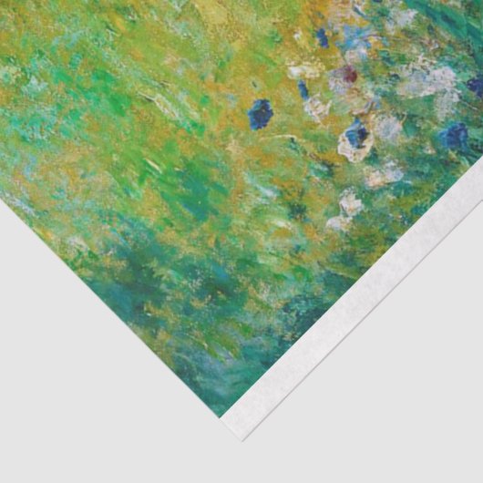 Vrouw met Parasol, tuin, renoir Tissuepapier (Detail)