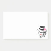 Vrouw met Pet Post-it® notes (Voorkant)