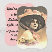 vrouw met Pet Sjabloon Kaart (Voorkant / Achterkant)