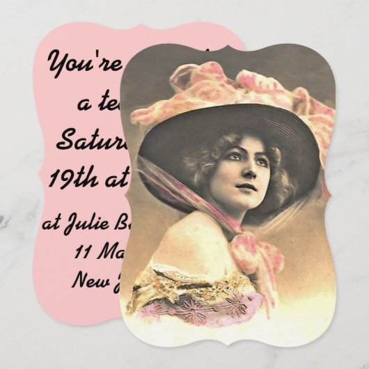  vrouw met Pet Sjabloon Kaart (Voorkant / Achterkant)