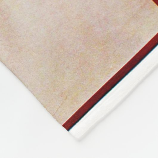 Vrouw met Poppy, Mucha Fleece Deken (Hoek)