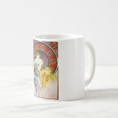 Vrouw met Poppy, Mucha Koffiemok (Voorkant rechts)