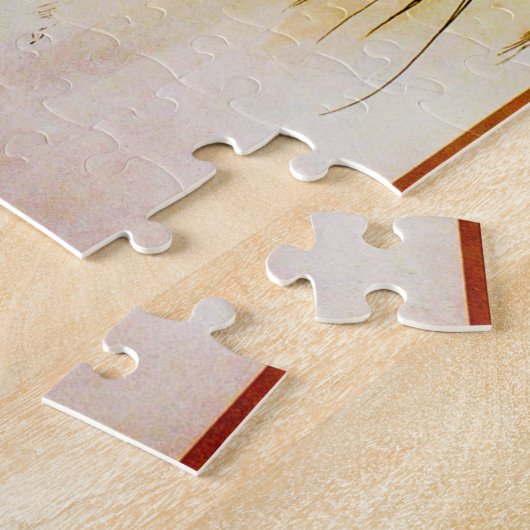 Vrouw met Poppy, Mucha Legpuzzel (Zijkant)