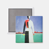 Vrouw met Rake, c.1928-32 Magneet (Voorkant / Achterkant)
