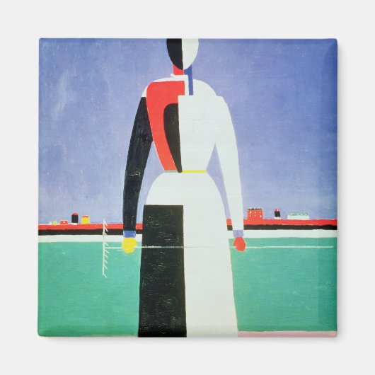 Vrouw met Rake, c.1928-32 Magneet (Voorkant)