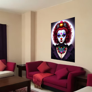 Vrouw met rode haren | AI Art Poster
