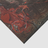 Vrouw met rode lippen Decoupage Tissuepapier (Detail)