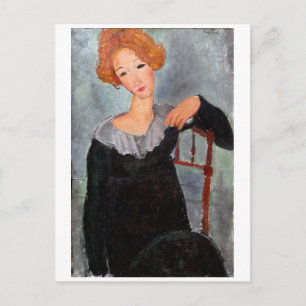 Vrouw met Rood Haar, Modigliani Briefkaart
