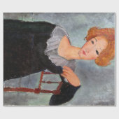 Vrouw met Rood Haar, Modigliani Cadeaupapier (Vlak)