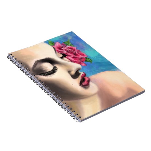  Vrouw met Roos Notitieboek (Rechterzijde)