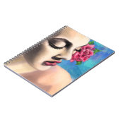  Vrouw met Roos Notitieboek (Linkerzijde)