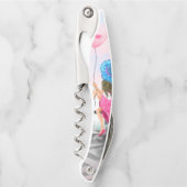 Vrouw met Roze Ballon in Parijse Kurkentrekker (Voorkant)