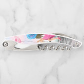 Vrouw met Roze Ballon in Parijse Kurkentrekker (Voorkant)