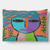 Vrouw met Rozen Abstracte Kunst Etui (Voorkant)