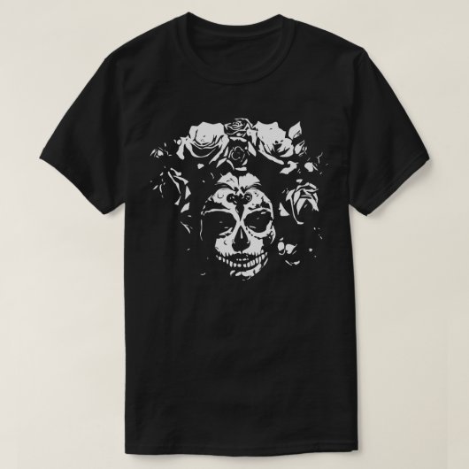 Vrouw met rozen t-shirt (Design voorkant)