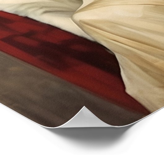 vrouw met Schattigee katten Poster (Hoek)