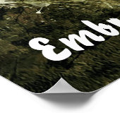  vrouw met schedel poster (Hoek)