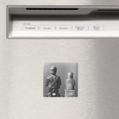 Vrouw met scheerhaar magneet (Insitu (Vaatwasser))