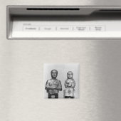 Vrouw met scheerhaar magneet (Insitu (Vaatwasser))