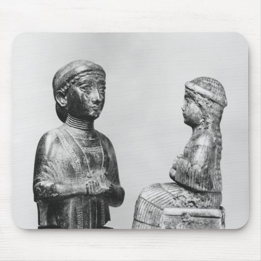 Vrouw met scheerhaar muismat (Voorkant)