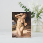 Vrouw met Shell - Bouguereau Briefkaart (Staand voorkant)