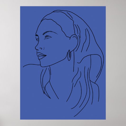 Vrouw met sjaal poster (Voorkant)