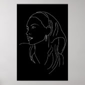 Vrouw met sjaal poster (Voorkant)