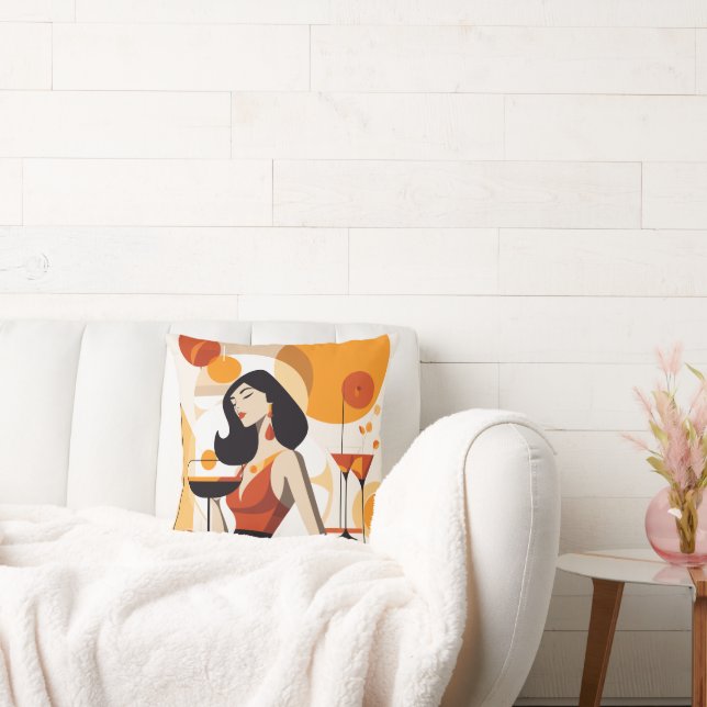  vrouw met staart kussen (Bank)