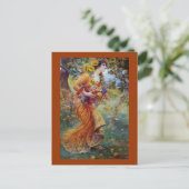 Vrouw met Summer Bounty Briefkaart (Staand voorkant)